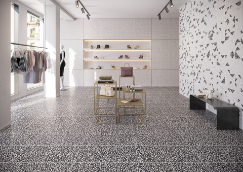 thumbnail Chapter 5 Modern Mixer™ includes 35 field tiles and mosaics, varying in shade and pattern. For the first time, the collection consists of three stainless steel transitional liners in gold, copper, and silver. (Photo: Business Wire)