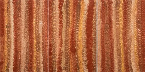 original This Australian painting, “Ochre Body Paint” by female artist Emily Kame Kngwarreye, will highlight the important collection of Aboriginal art offered at Abell Auction Co.’s July 28 online sale. www.abell.com (Photo: Business Wire)