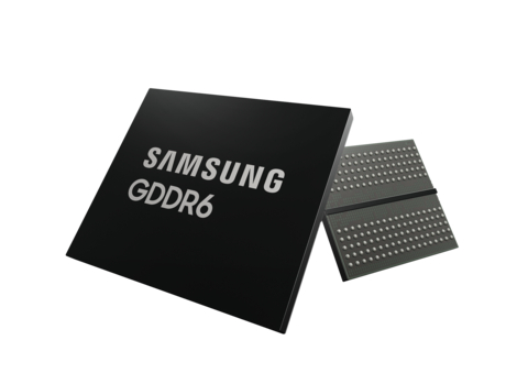 Samsung 24Gbps GDDR6 DRAM (Photo: Business Wire)