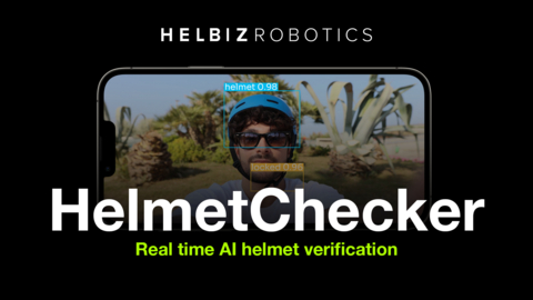 HelmetChecker uses AI and computer vision to ensure that a rider is wearing a helmet and has the strap secured. Micro-mobility operators are able to use HelmetChecker to stop a vehicle from unlocking until it confirms helmet use or provide incentives to riders. To learn more about the HelmetChecker, visit http://helbiz.com/robotics/helmet-verification.