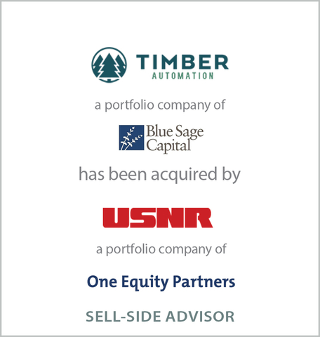 USNR will benefit from Timber’s position in the timber-belt and cross-selling opportunities with new and existing customers. Timber will in turn benefit from USNR’s global capabilities and integrated resources. (Graphic: Business Wire)