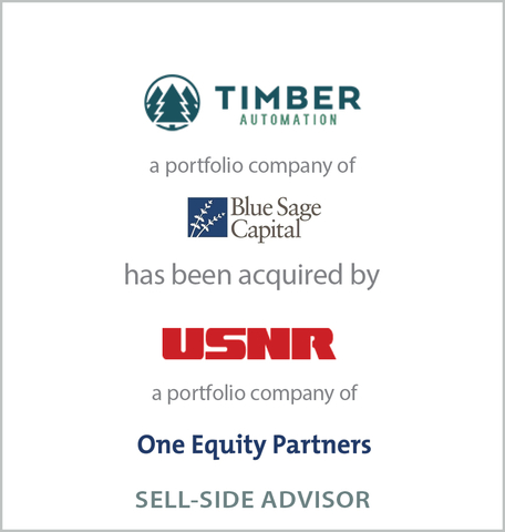original USNR will benefit from Timber’s position in the timber-belt and cross-selling opportunities with new and existing customers. Timber will in turn benefit from USNR’s global capabilities and integrated resources. (Graphic: Business Wire)