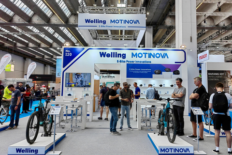 thumbnail New Motinova and Welling E-bike motor series offerings at Booth H8-I20, EUROBIKE 2022 (Indoors) (Photo: Business Wire)