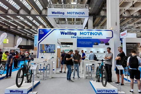New Motinova and Welling E-bike motor series offerings at Booth H8-I20, EUROBIKE 2022 (Indoors) (Photo: Business Wire)