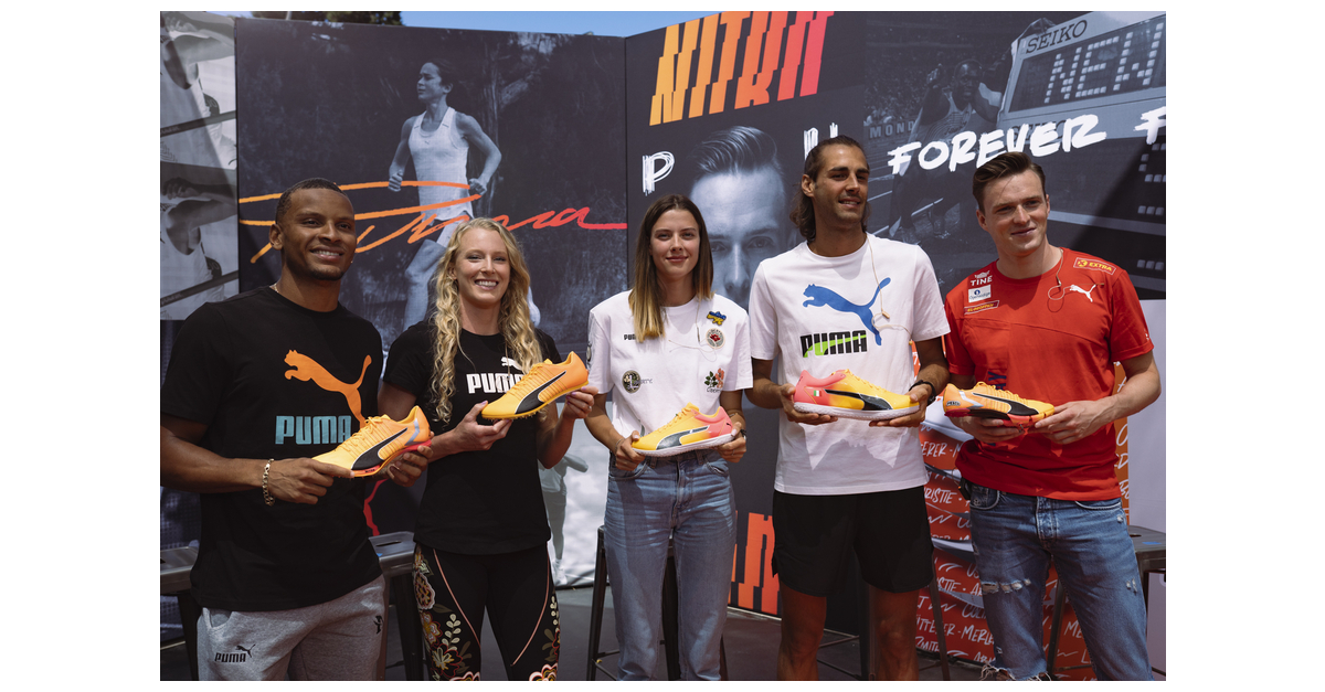 PUMA tar med sin «Forever Faster»-ånd til verdensmesterskapet i friidrett med sterke idrettsutøvere og produkter