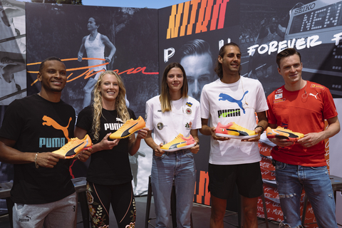 PUMA takes its “Forever Faster” spirit to the World Athletics Championships with strong athletes and products (Photo: Business Wire)