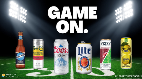 Game On: Molson Coors Will Return to Super Bowl LVII with First In-Game Spot in 30+ Years (Graphic: Business Wire)