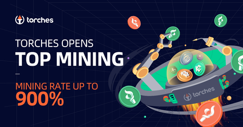 Torches, the Lending Protocol on KCC Opens TOP Mining with Up to 900% Mining Rate (Graphic: Business Wire)