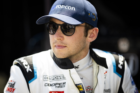 The Topcon partnership with racecar driver James Roe Jr. has grown to now include European racing, with the recent selection of Roe as a team driver in the prestigious Italian GT Endurance Championship. (Photo: Business Wire)