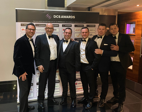 original The Datalec Precision Installations (DPI) team accepting the DCS Award for Data Centre Consolidation/Upgrade Project of the Year. (Photo: Business Wire)