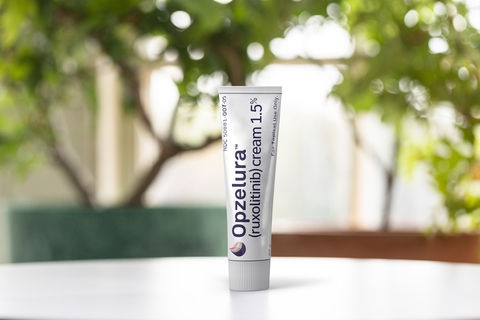 Tube of Opzelura™ (ruxolitinib) cream, for the treatment of vitiligo (Photo: Business Wire)
