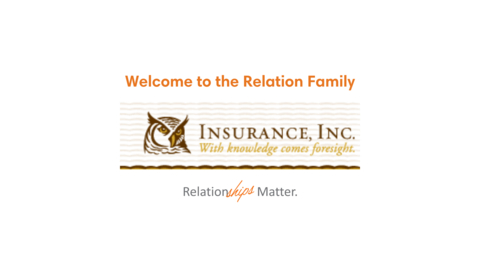 Building Businesses. Investing Relationships with Insurance, Inc. (Graphic: Business Wire)