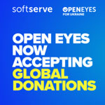 Riassunto: Il fondo “Open Eyes” di SoftServe accetta ora donazioni da tutto il mondo per aiutare l’Ucraina