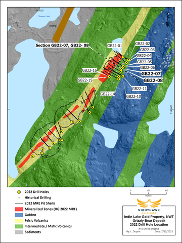 Figure 5 – Grizzly Bear Deposit Plan View (Graphic: Business Wire)