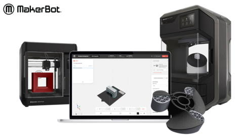 MakerBot CloudPrint enables users to go from CAD file to printed part quickly and seamlessly. (Photo: Business Wire)