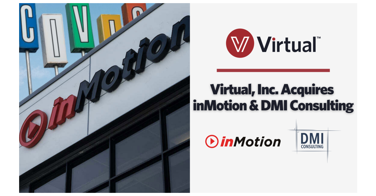 Virtual, Inc. Acquires Award-Winning Digital Marketing Agency inMotion