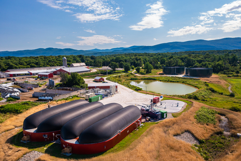 Vanguard Renewables is the owner and operator of the largest anaerobic digester in the Northeast, located on the Goodrich Family Dairy Farm in Salisbury, Vermont. (Photo: Business Wire)
