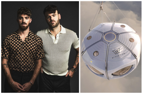 The Chainsmokers se convertirán en los primeros artistas musicales en actuar en los confines del espacio