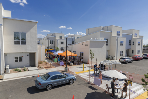 The Santa Fe, New Mexico, community celebrated the grand opening of Siler Yard, an affordable rental development. New Mexico Inter-Faith Housing received a $650,000 AHP subsidy from Century Bank and FHLB Dallas to help finance the project. (Photo: Business Wire)