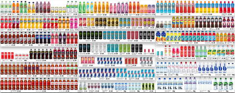 An example of a soft drinks planogram visual (Photo: Business Wire)
