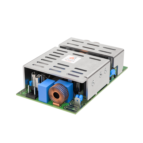 The SLB300 is a single-output power supply offering a 300 W (200 W convection cooled) output power in a compact 3" x 5" x 1.4" package that fits 1U rack mount applications. It features an 80-264 VAC universal input and a wide -10°C to +70°C operating temperature range. (Photo: Business Wire)