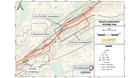 Figure 2 – Résultats du programme d'exploration Bourier 2021 (Graphic: Business Wire)