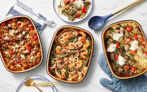 Blue Apron introduces Ready to Cook meals with pre-portioned ingredients that require no chopping or knife work—simply combine, bake and serve to enjoy a chef-designed, delicious meal with minimal preparation. (Photo: Business Wire)