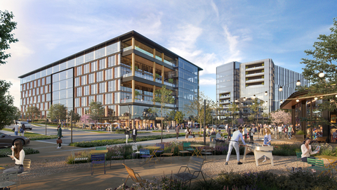 The Offices at Southstone Yards, the first mass timber construction in North Texas, is scheduled to start construction this summer, and completion of the building is expected in Q3 of 2023. (Photo: Duda|Paine Architects)
