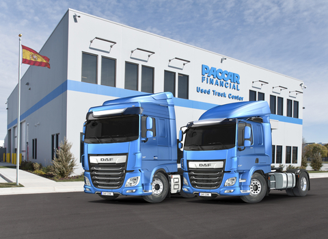 PACCAR Financial Used Truck Center in Madrid, Spain (Rendering) (Graphic: Business Wire)