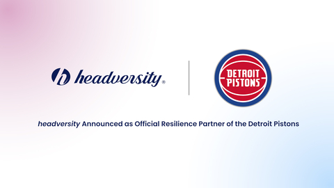 thumbnail headversity is announced as the Official Resilience Partner of the Detroit Pistons, bringing its mental health and resilience upskilling platform to all Pistons professional employees. (Graphic: Business Wire)
