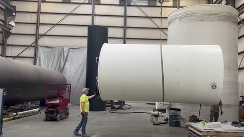 original A Modular Water System in Fabrication. These patented modular water treatment systems designed by OriginClear's Chief Engineer, Daniel Early, P.E., are manufactured using structurally reinforced, high-density polyethylene thermoplastics and have service lifecycles of up to 100 years. Modular Water Systems provide a single point of delivery and the prefabricated and self-contained systems considerably reduce installation and long-term costs. In many cases they can be installed and ready for commissioning within a single day. For these reasons demand for and use of the Modular product line is growing rapidly within the specifying and consulting engineering community which the systems are designed to serve. (Photo-OriginClear)