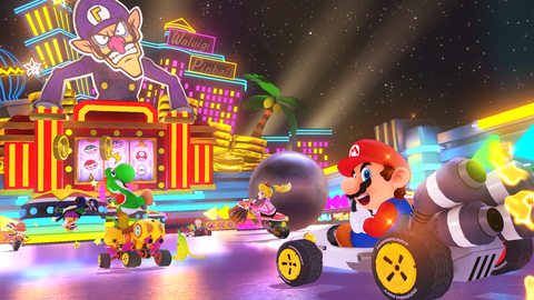 Rev up your engines, because eight more courses are making their way to the Mario Kart 8 Deluxe game with the Mario Kart 8 Deluxe – Booster Course Pass DLC for the Nintendo Switch system on Aug. 4. Wave 2 lets you launch, bump and weave across the DS Waluigi Pinball course, a course themed after a giant pinball table, complete with colorful lights and sounds. (Photo: Business Wire)