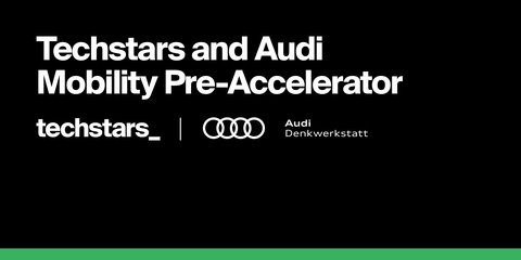 All early-stage founders focused on mobility, health, community and beyond are encouraged to apply now through November 1, 2022 or contact Audi-preaccelerator@techstars.com. (Graphic: Business Wire)