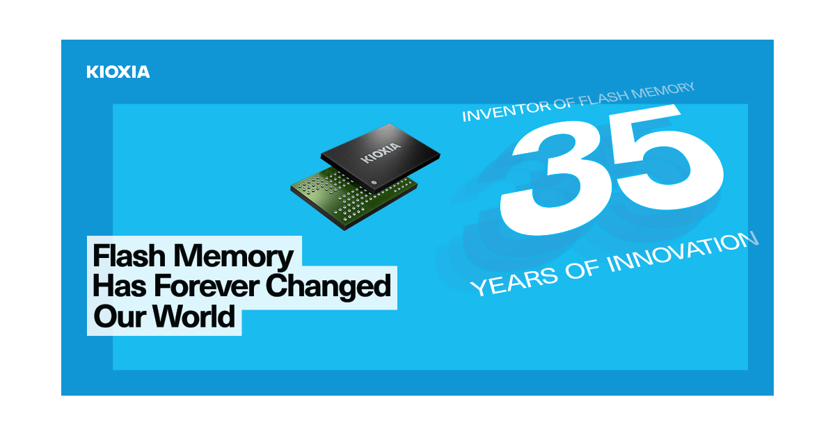 KIOXIA Marks 35 Years of NAND Flash Memory at FMS 2022