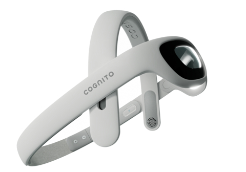 Cognito's proprietary gamma stimulation device. Design: Card79. (Photo: Business Wire)