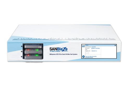 SANBlaze SBExpress-DT5 PCIe NVMe Test System (Graphic: Business Wire)