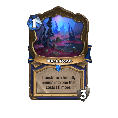 Hearthstone Murder at Castle Nathria location card: Muck Pools