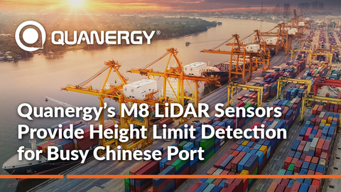 original Quanergy’s M-Series LiDAR Sensors Help Busy Chinese Port Reduce Accidents and False Alarms (Graphic: Business Wire)