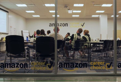 The Kaplan/Amazon partnership supports Amazon’s Career Choice upskilling program, designed to help Amazon employees grow their skills for career success. (Photo: Business Wire)