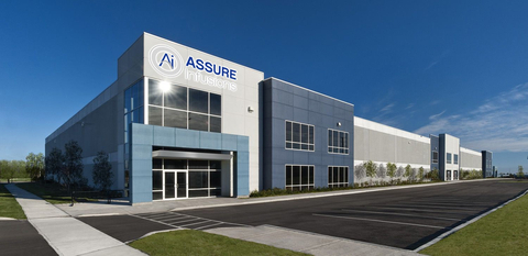 Assure Infusions' 60,000-square-foot-facility – scheduled to open in 2023 – will be fully automated with advanced robotics to make IV fluids that are in high demand in the U.S. healthcare system. (Photo: Business Wire)