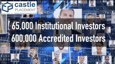 Castle Placement is the premier private capital investment bank, with over 600,000 accredited investors and 64,500 institutional, private equity, venture capital and strategic investors, family offices, pension funds, foundations, endowments, sovereign wealth funds, hedge funds and lenders. Founded in 2009, Castle Placement has experienced investment bankers with significant personal relationships, fully integrated with its robust, data-driven technology platform. Member FINRA/SIPC. CPGOapp.com provides unparalleled and transparent access for issuers and investors. (Images: Castle Placement)