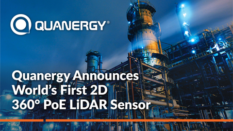 Quanergy Announces World's First 2D 360° PoE LiDAR Sensor (Graphic: Business Wire)
