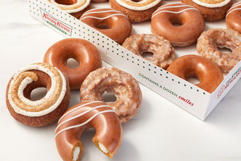 Beginning Aug. 8, fans can enjoy six pumpkin spice doughnuts and beverages, including new Pumpkin Spiced Latte Swirl Doughnut and Pumpkin Spice Iced Coffee. (Photo: Business Wire)