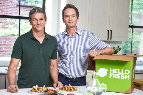 HelloFresh Teams Up with Neil Patrick Harris and David Burtka to Promote the Ease and Deliciousness of Cooking with Meal Kits (Photo: Business Wire)