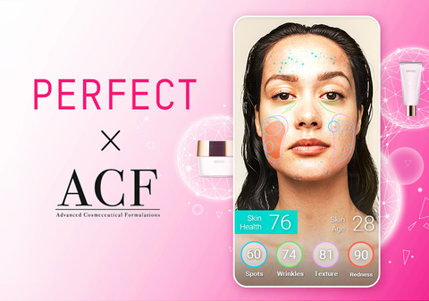 ACF integra tecnología líder en el mercado AI Skin Diagnostic de Perfect Corp. para ofrecer recomendaciones personalizadas a sus clientes (Graphic: Business Wire)