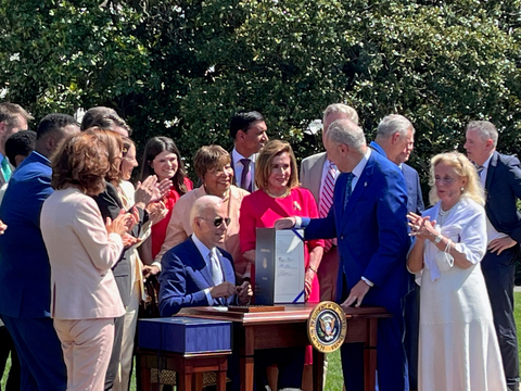 President Biden signs historic legislation into law. Courtesy: SkyWater Technology