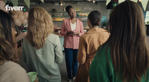 original Fiverr's "Team Up" campaign is a new set of ads that highlight how businesses can benefit from incorporating freelance talent into their workforce. (Photo: Business Wire)