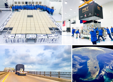 AST SpaceMobile today announced that its BlueWalker 3 test satellite (BW3) has arrived at Cape Canaveral. (Photo: Business Wire)