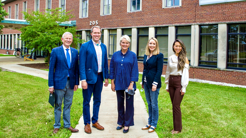Picture (L-R): Argonne Lab Director, Paul Kearns, Co-founder and CEO of Oklo, Jacob DeWitte, U.S. Secretary of Energy, Jennifer M. Granholm, Co-founder and COO of Oklo, Caroline Cochran, Director of Communications and Media of Oklo, Bonita Chester (Image: Oklo Inc.)