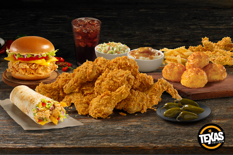 Deliciously bold menu items available at Texas Chicken restaurants. (Photo: Business Wire)